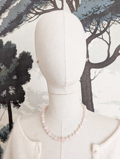 Collier en Quartz rose