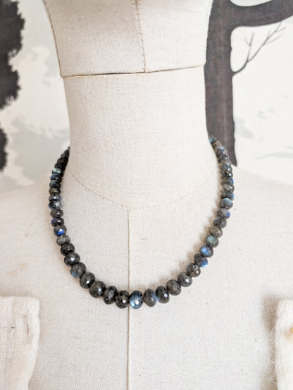Collier de perles de Labradorite
