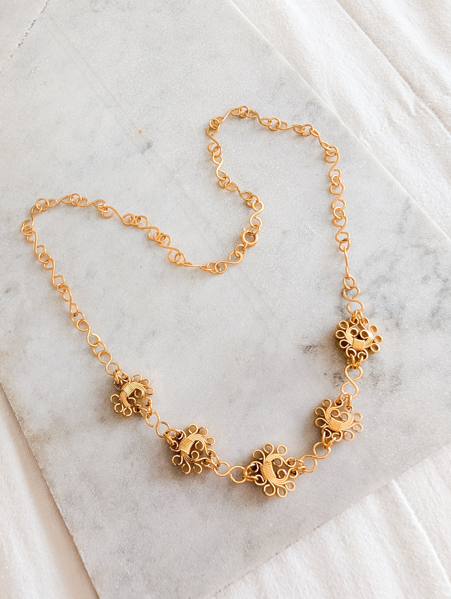 Collier maille filigrane Corocraft