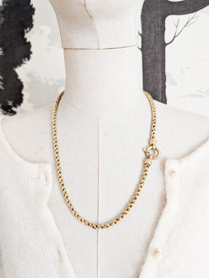 Collier long et croix Agatha 90's
