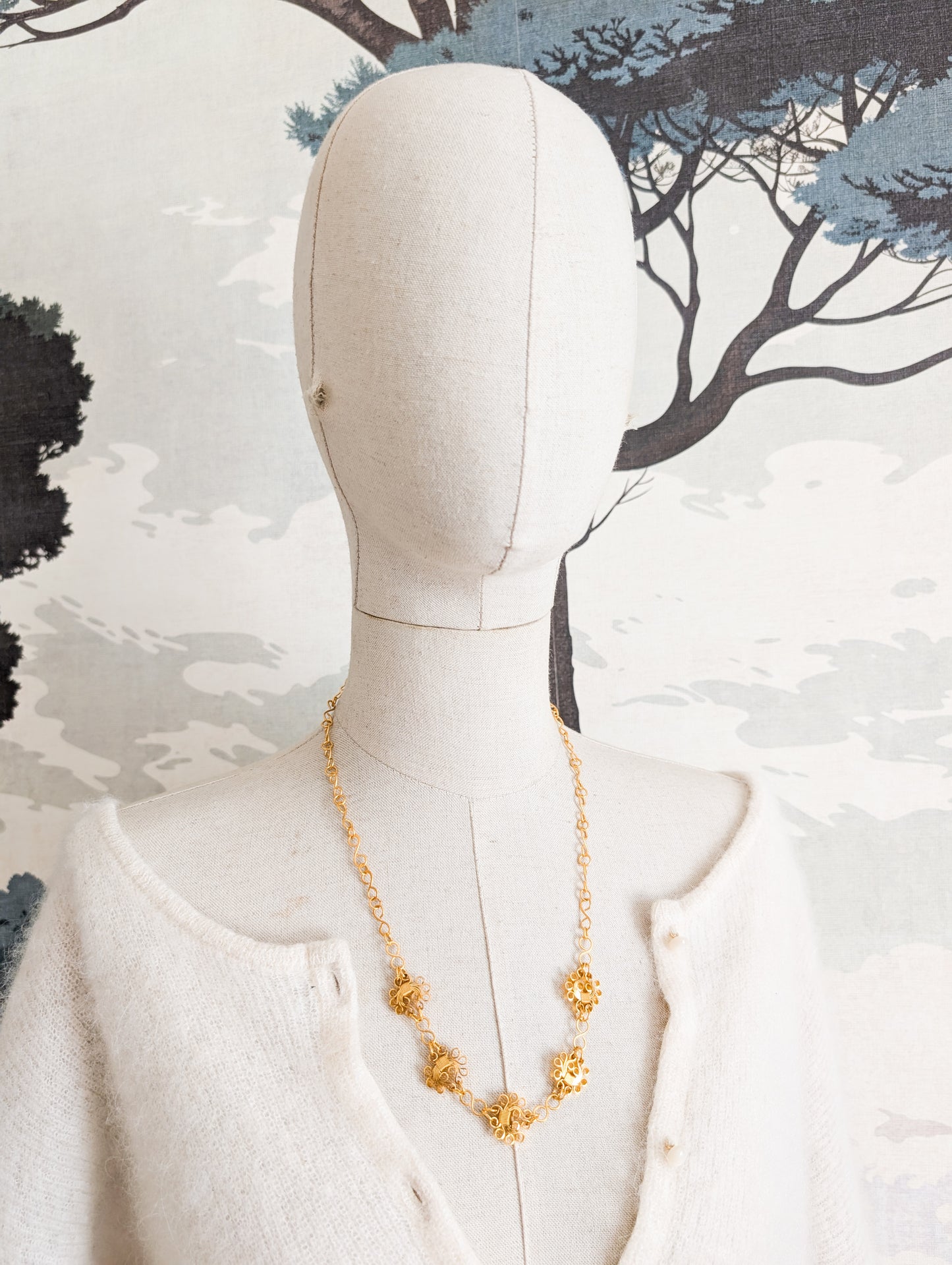 Collier maille filigrane Corocraft