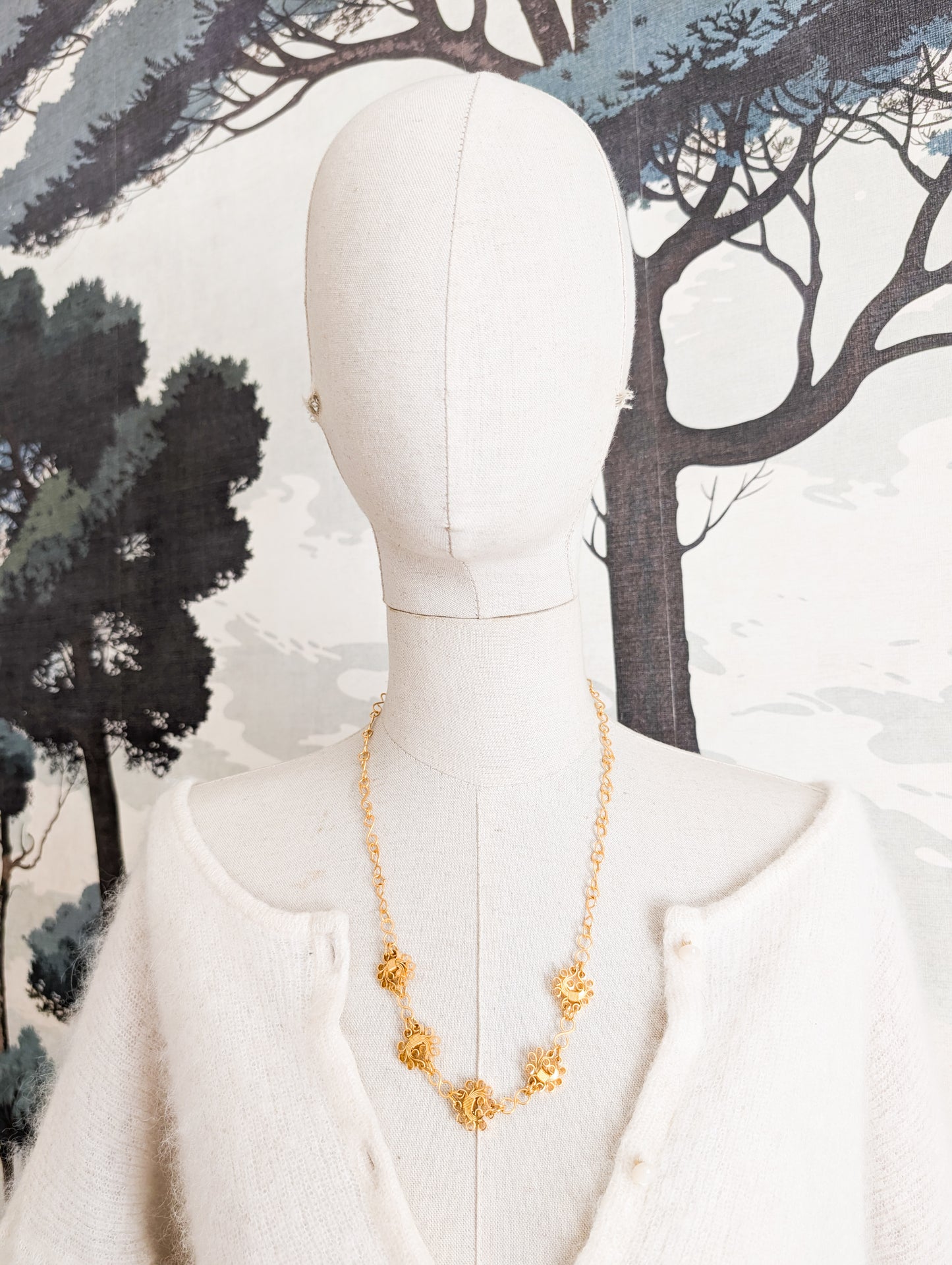 Collier maille filigrane Corocraft