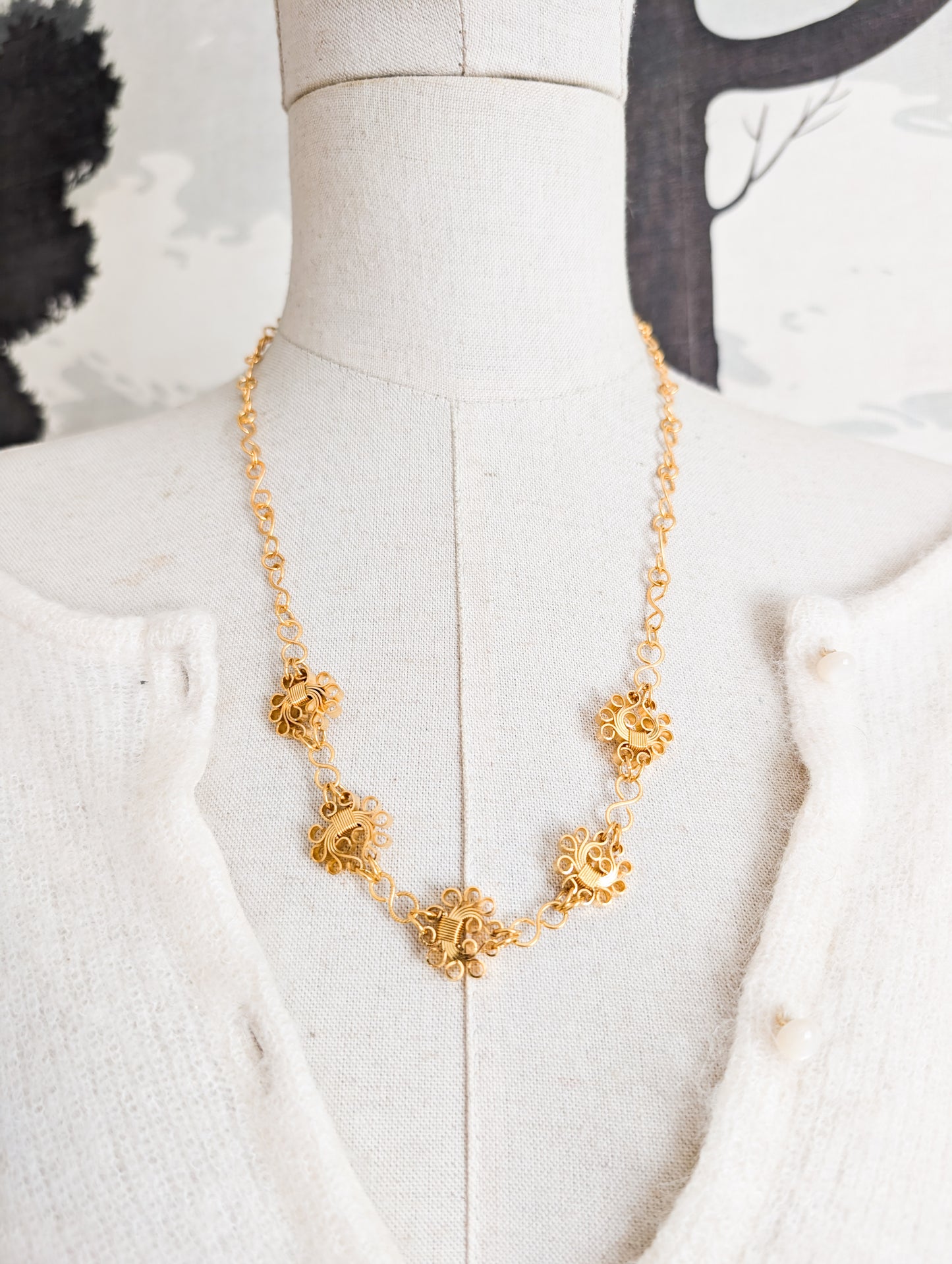 Collier maille filigrane Corocraft