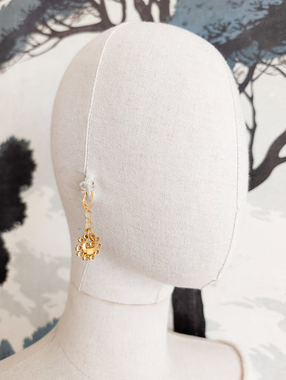 Boucles oreilles percées Corocraft