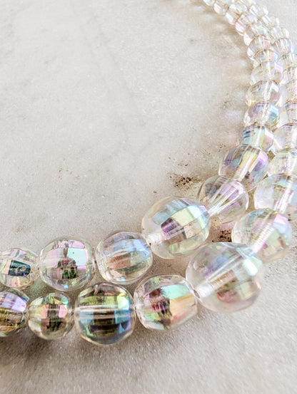 Collier en verre 50's