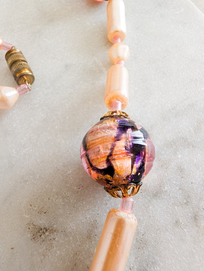 Collier perles et verre de Murano