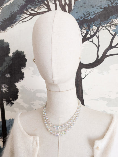 Collier en verre 50's