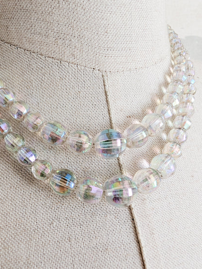 Collier en verre 50's