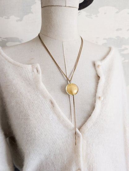 Collier perle verre Agatha
