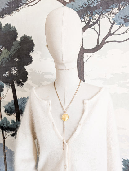 Collier perle verre Agatha