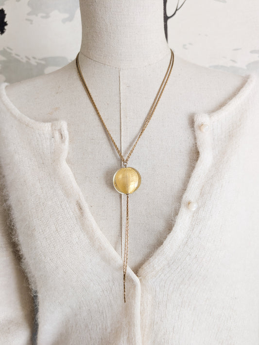 Collier perle verre Agatha