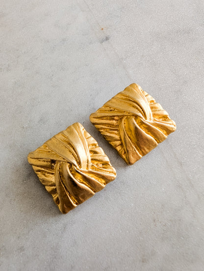 Boucles "drapé" à clips