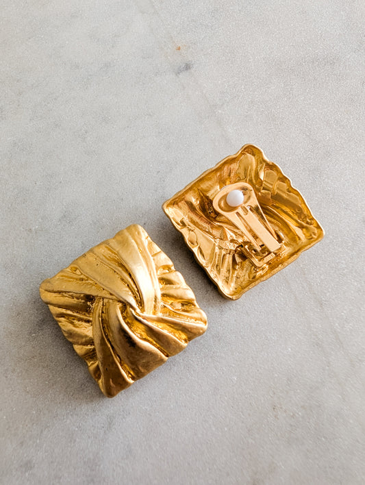 Boucles "drapé" à clips