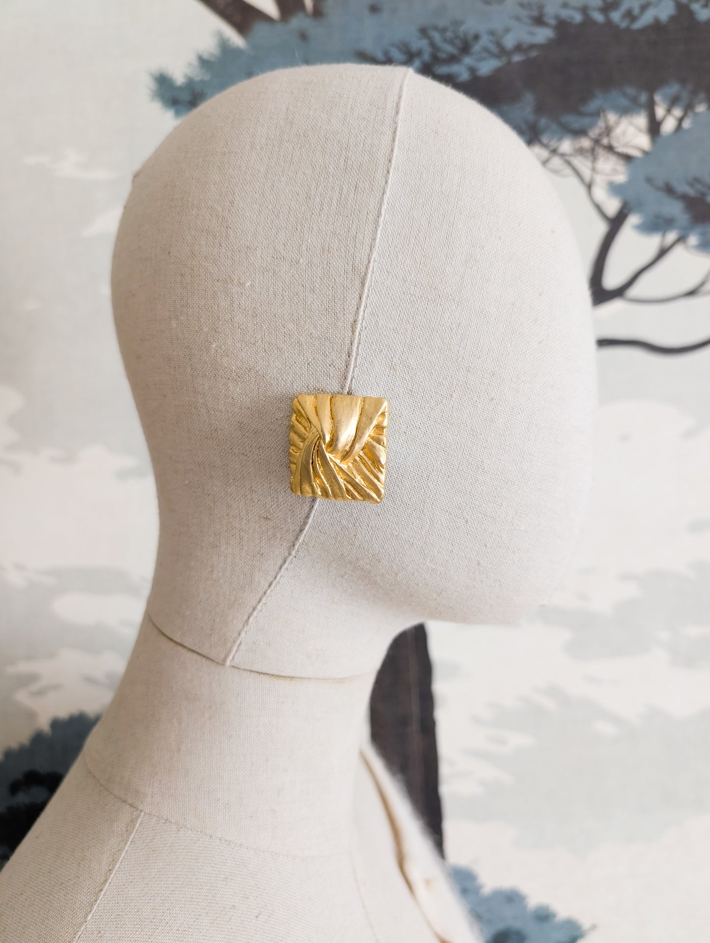 Boucles "drapé" à clips