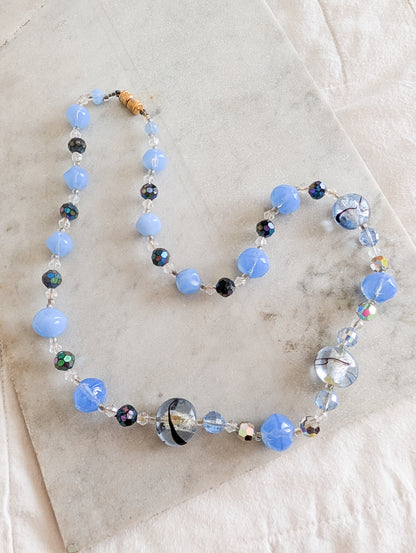 Collier en verre 60's