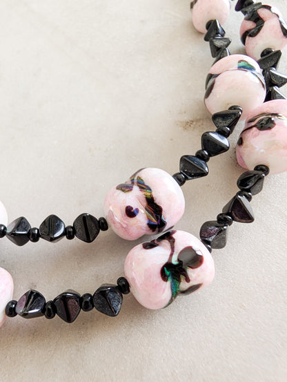 Collier perles en verre de Murano