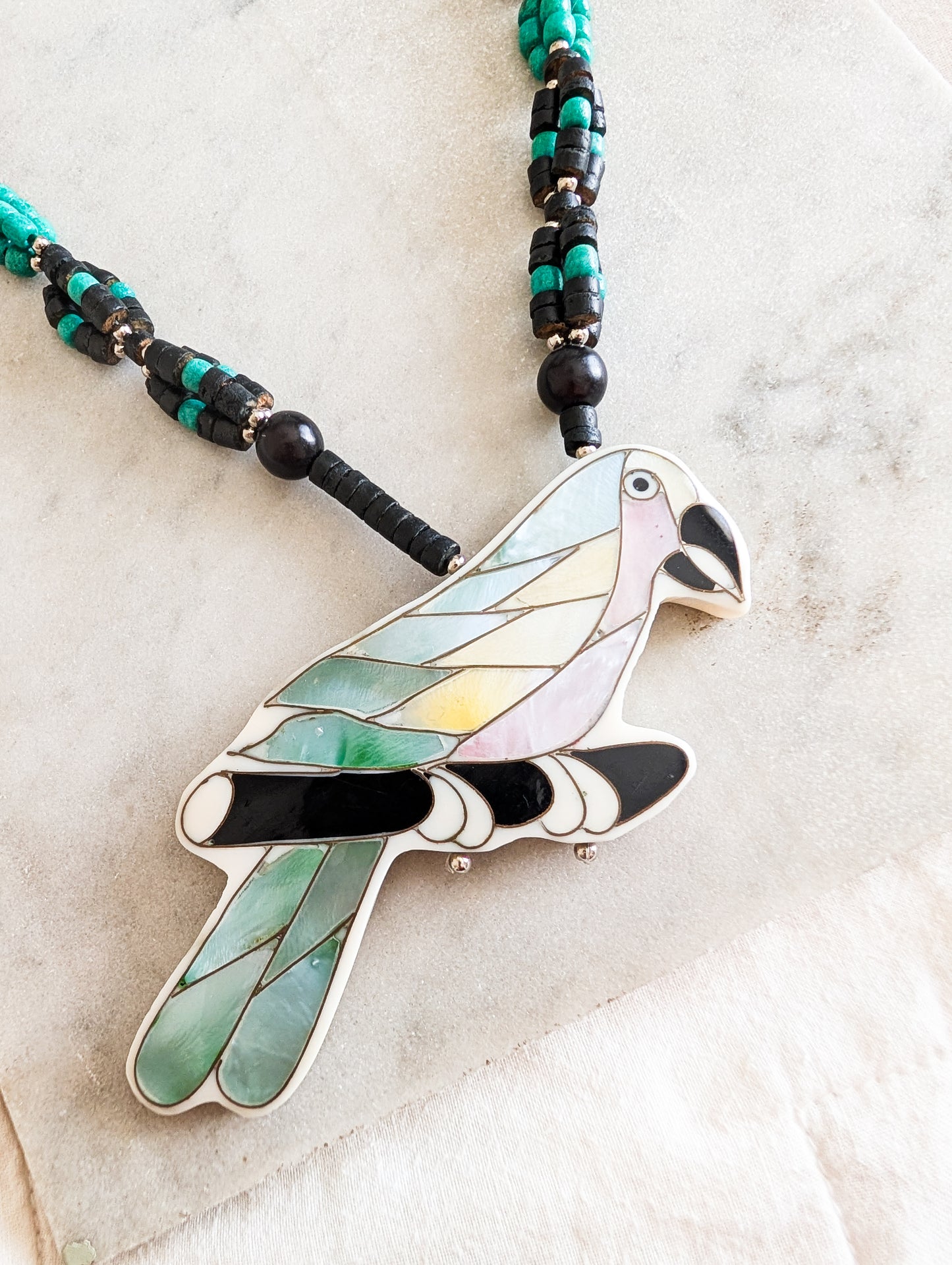 Collier perroquet Lee Sand