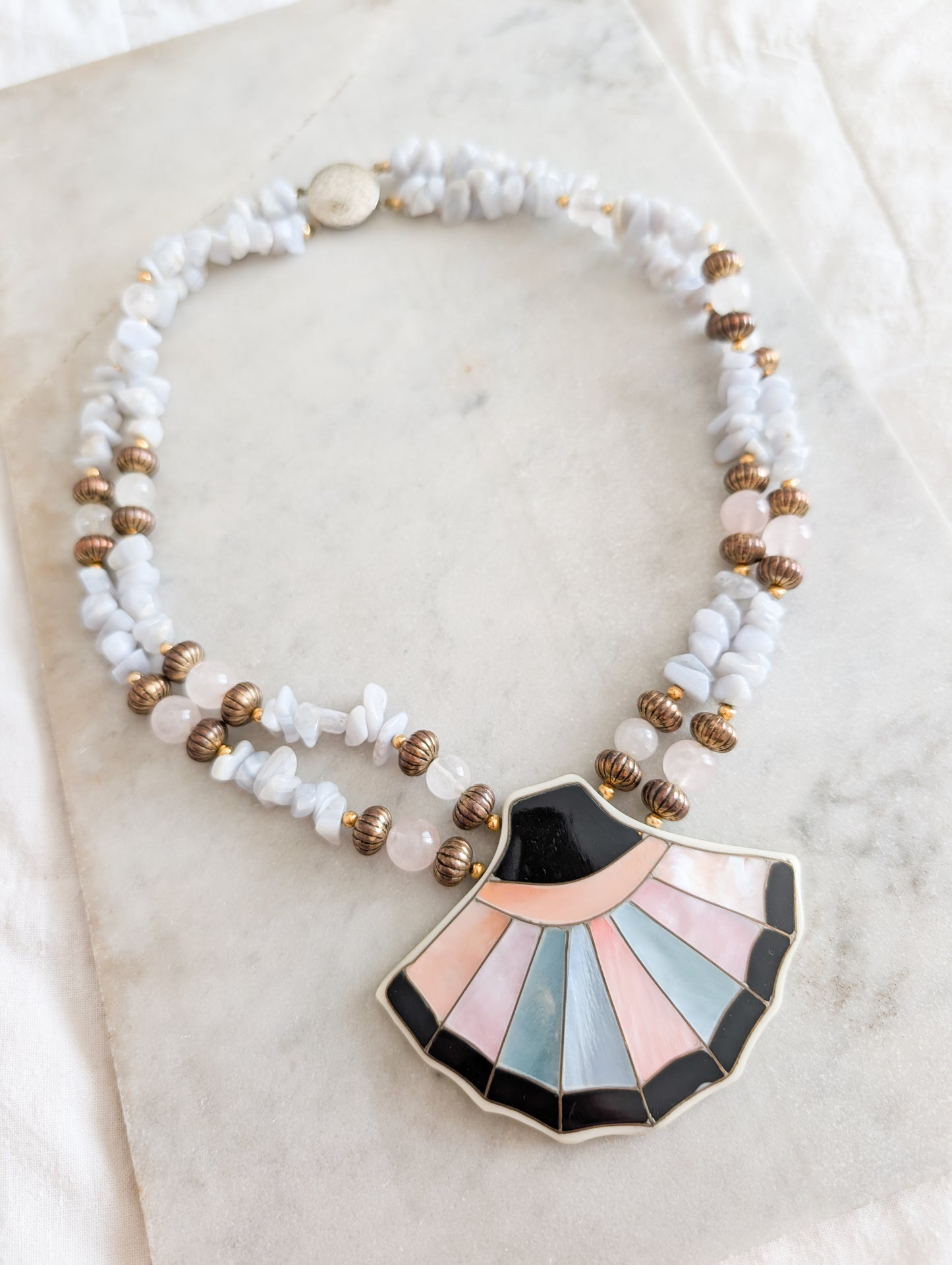 Collier coquillage Lee Sand