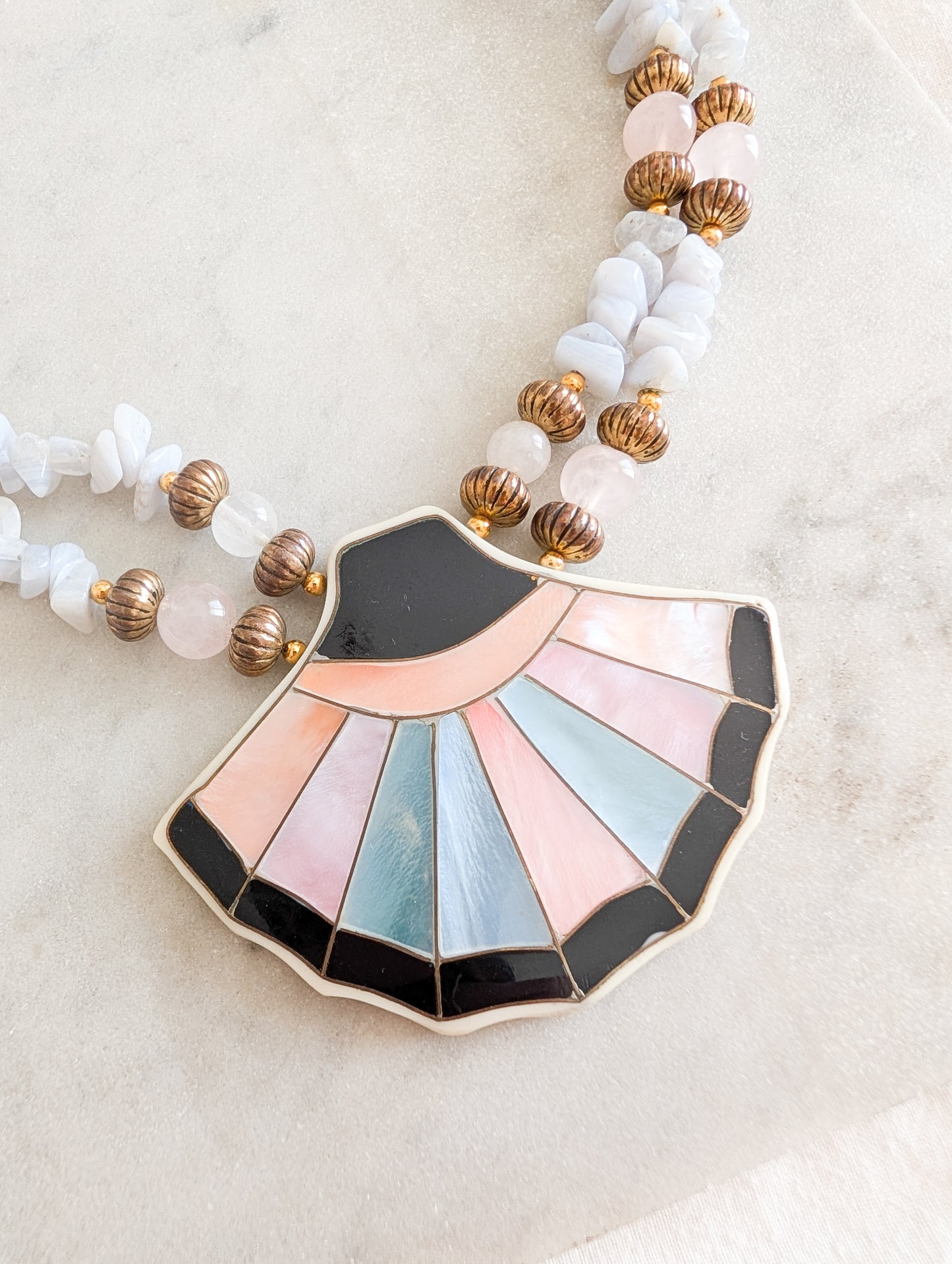 Collier coquillage Lee Sand