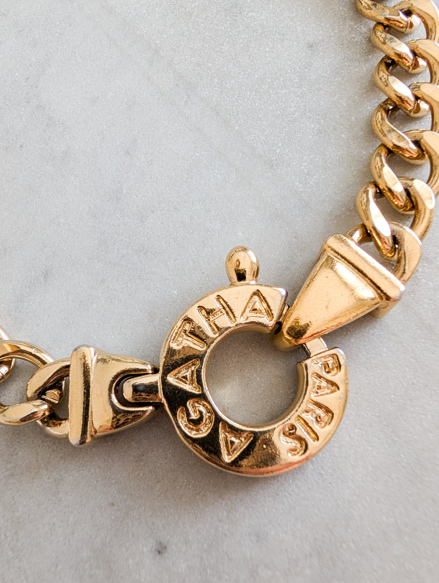 Collier gourmette Agatha