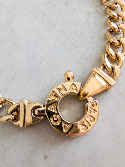 Collier gourmette Agatha