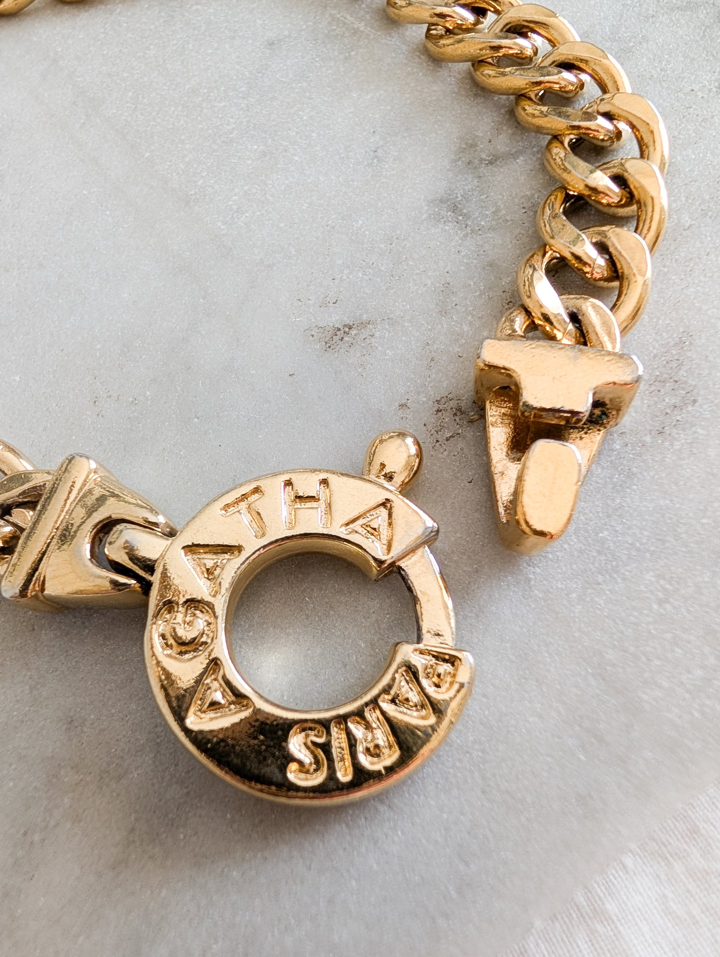 Collier gourmette Agatha
