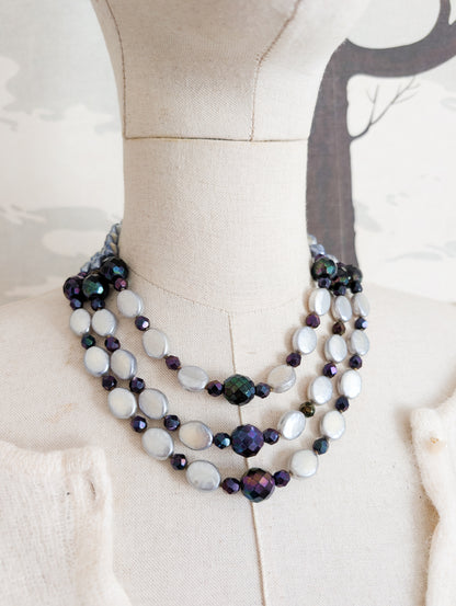 Collier en verre 60's