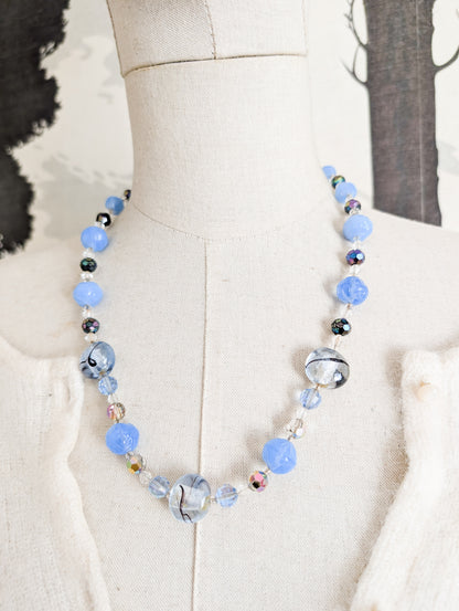 Collier en verre 60's