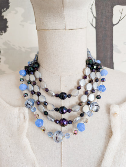 Collier en verre 60's