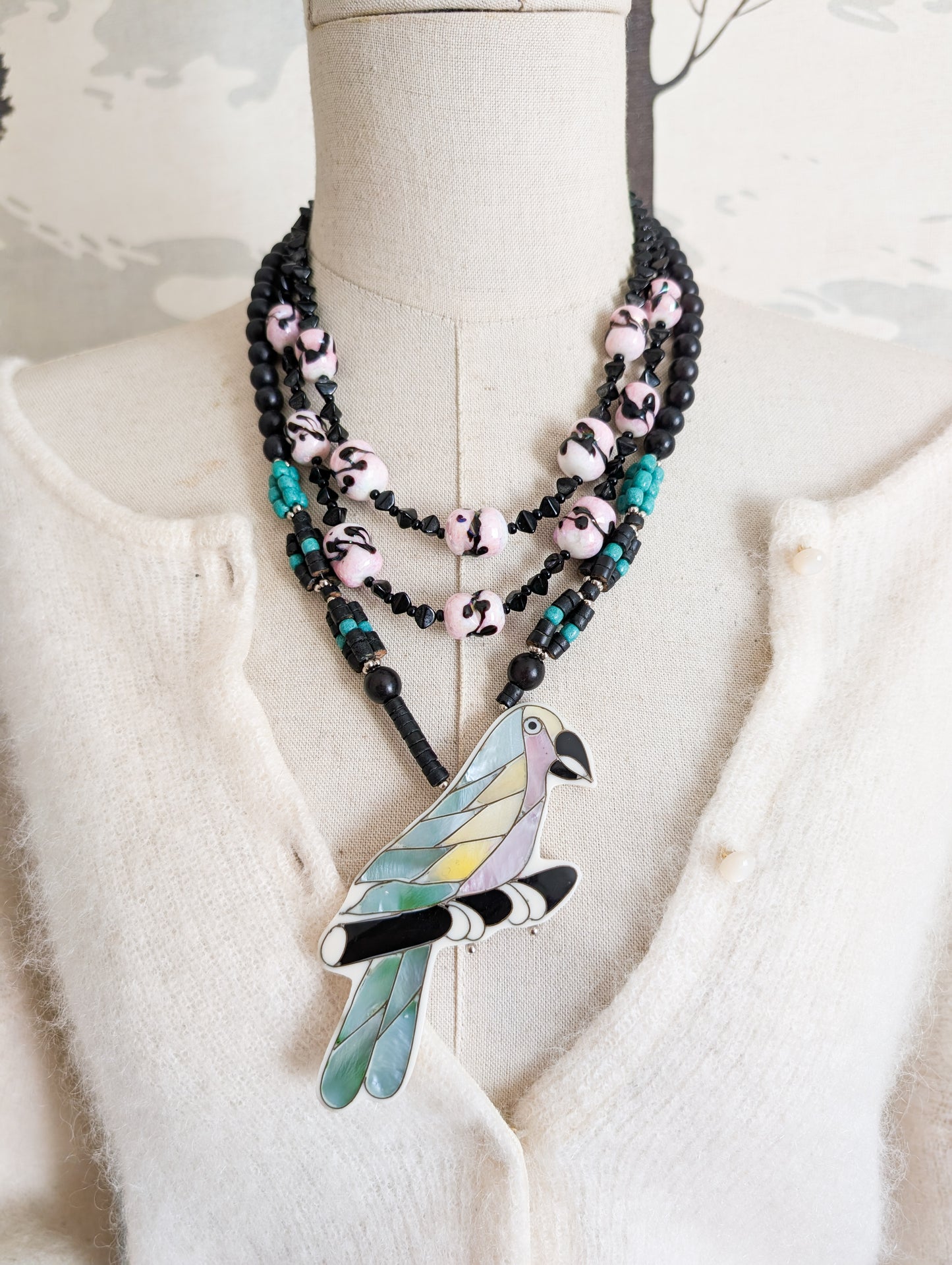 Collier perroquet Lee Sand