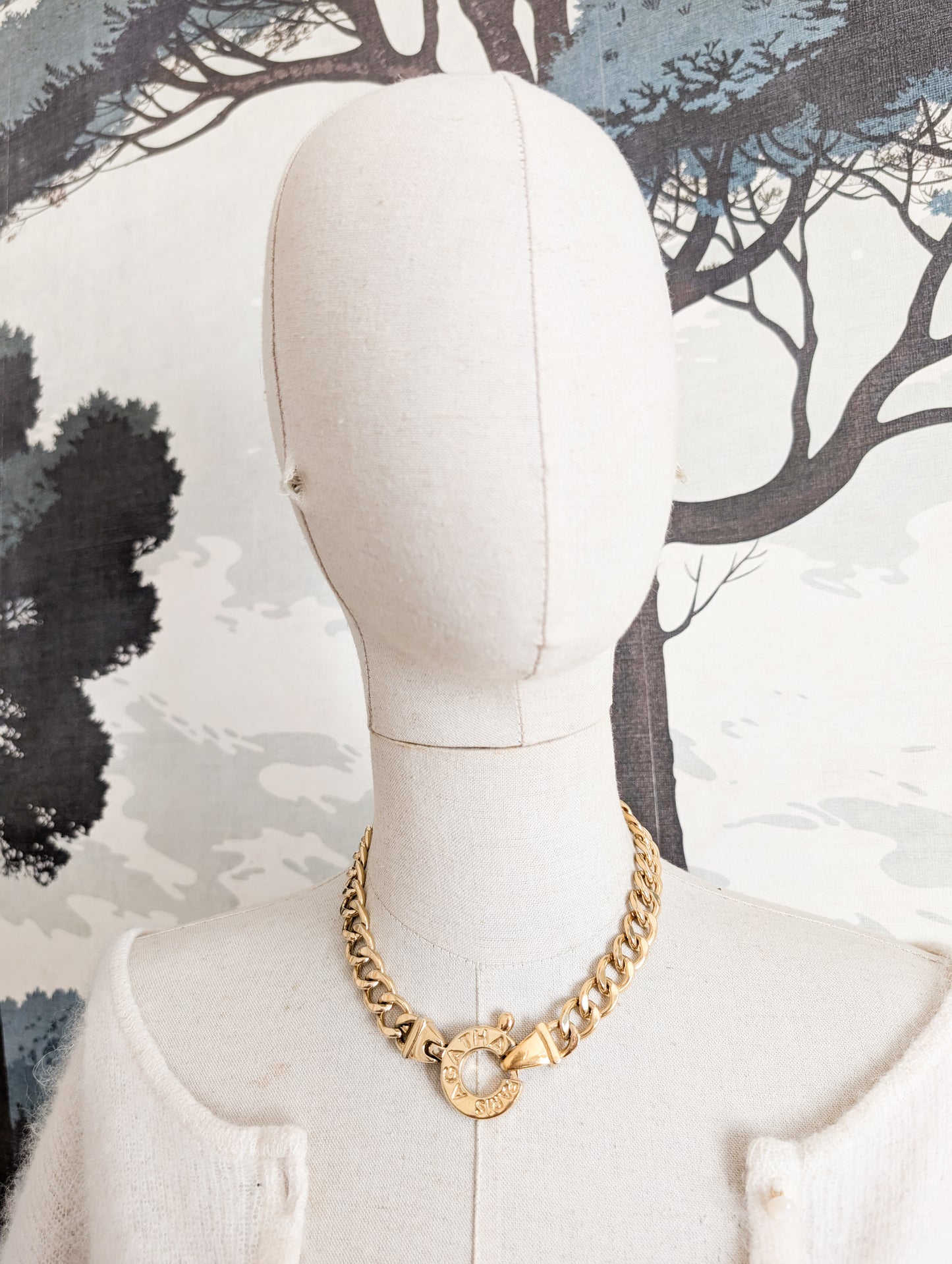 Collier gourmette Agatha