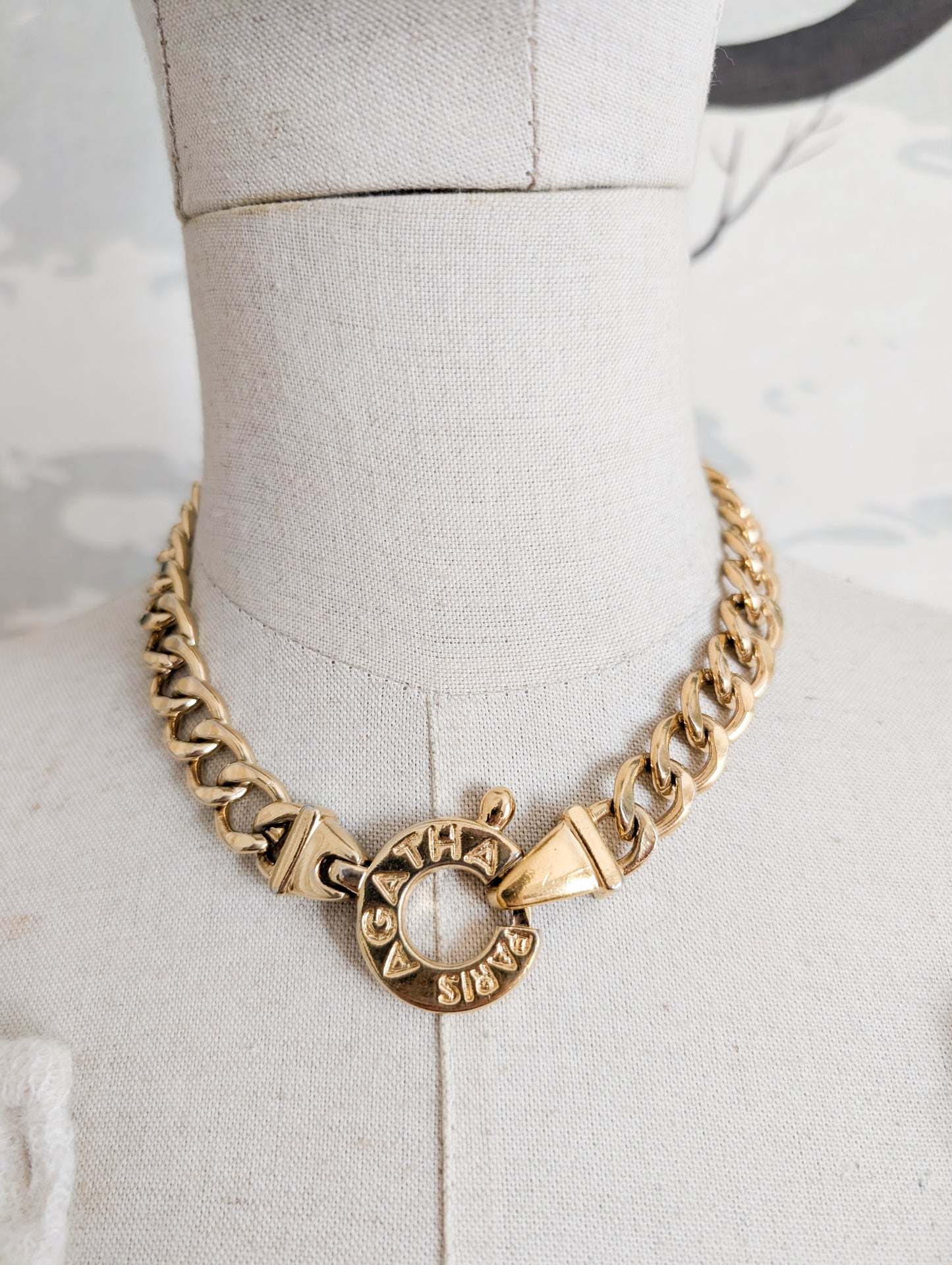 Collier gourmette Agatha