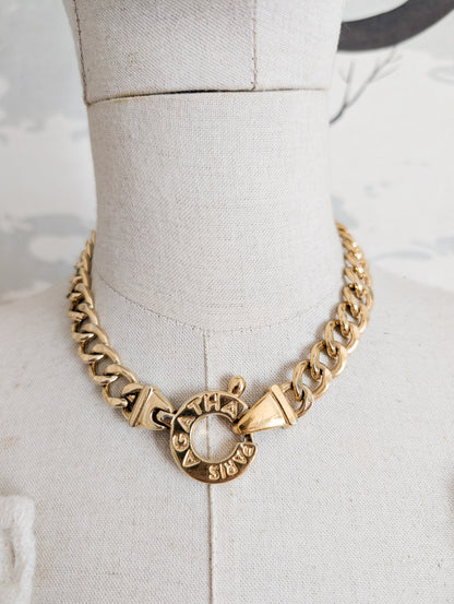 Collier gourmette Agatha