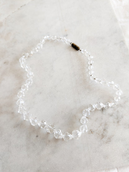 Collier 50's américain en cristal