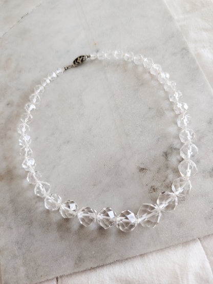 Collier 50's américain en cristal