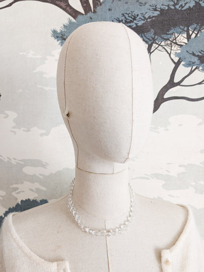 Collier 50's américain en cristal