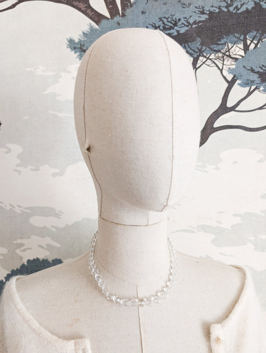 Collier 50's américain en cristal