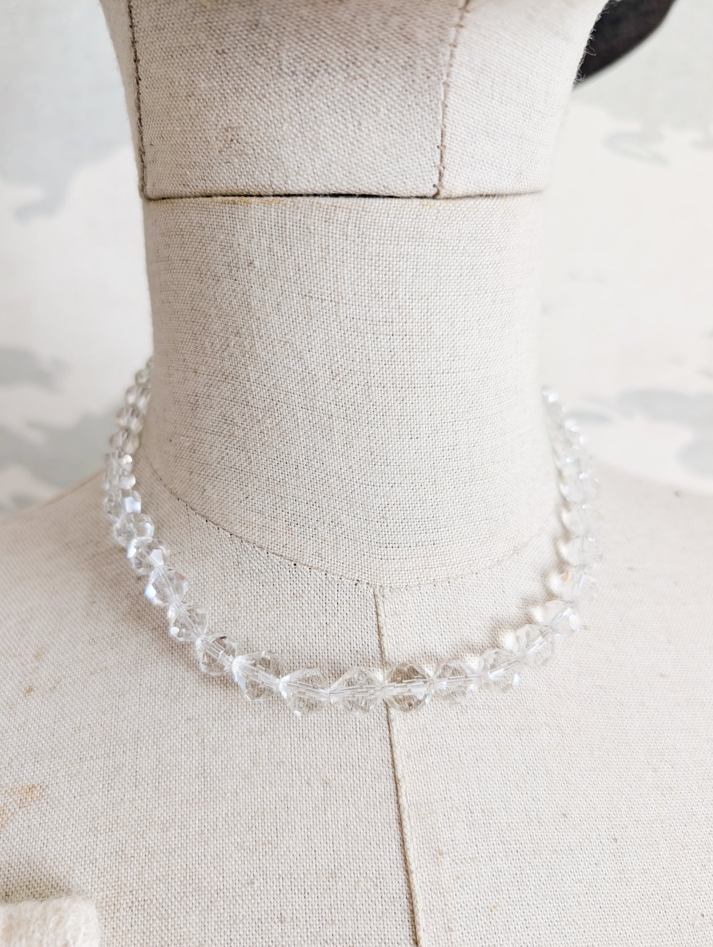 Collier 50's américain en cristal