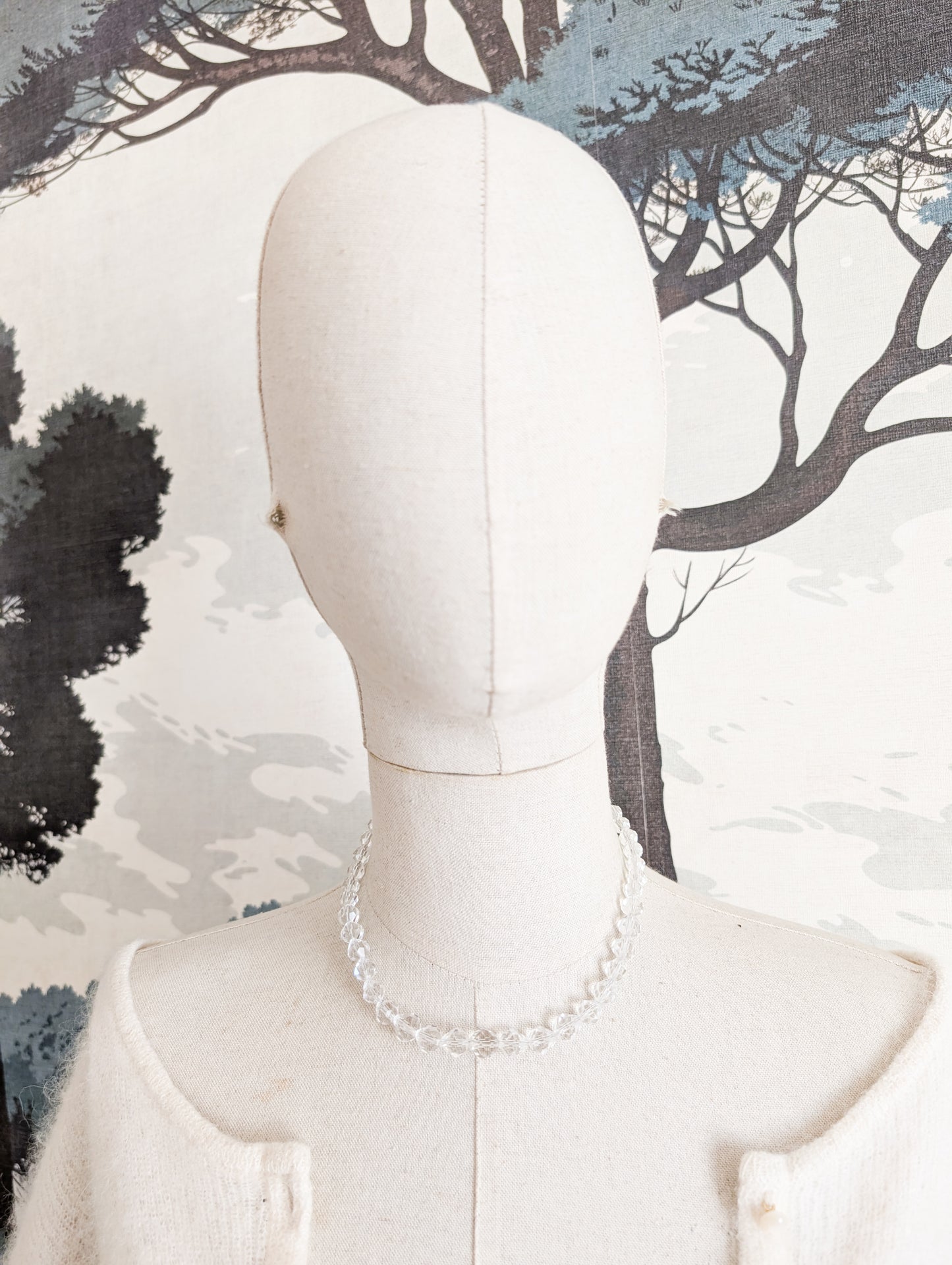 Collier 50's américain en cristal