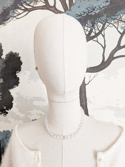 Collier 50's américain en cristal