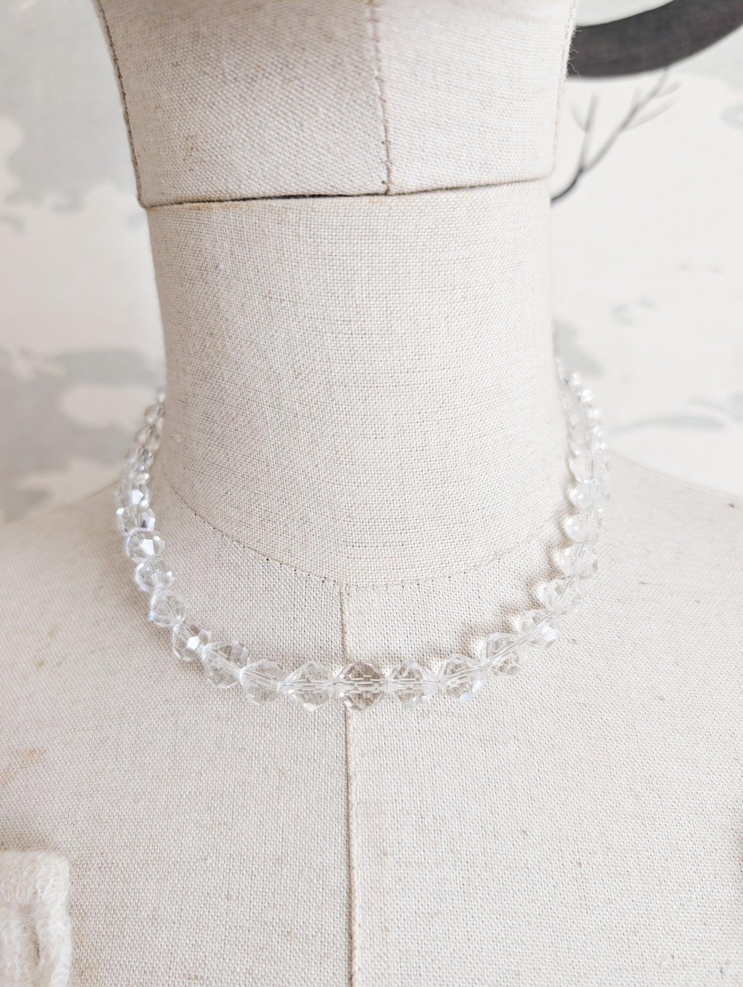 Collier 50's américain en cristal