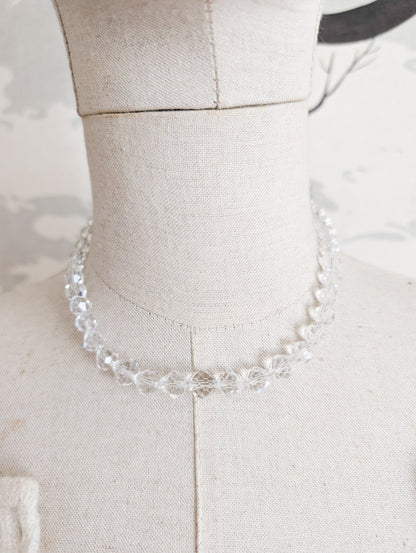 Collier 50's américain en cristal