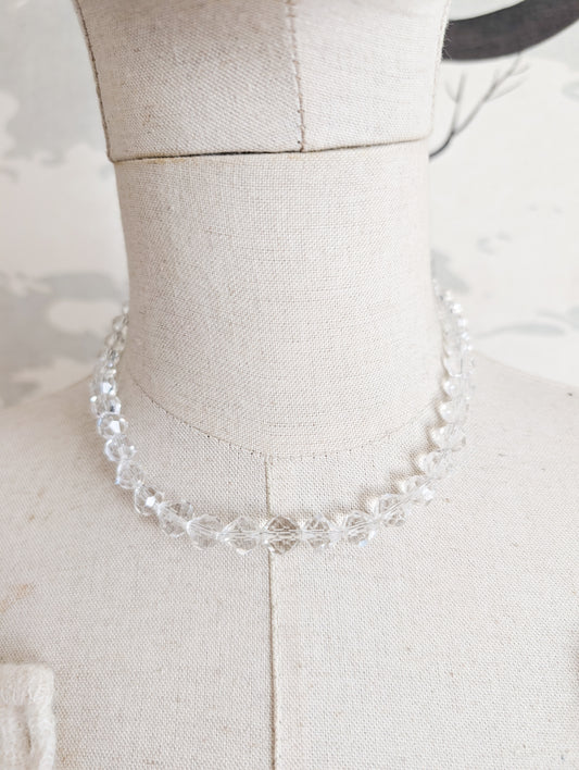 Collier 50's américain en cristal