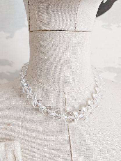 Collier 50's américain en cristal