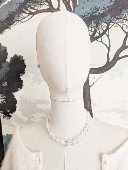 Collier 50's américain en cristal