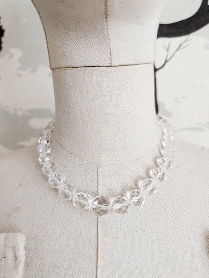 Collier 50's américain en cristal