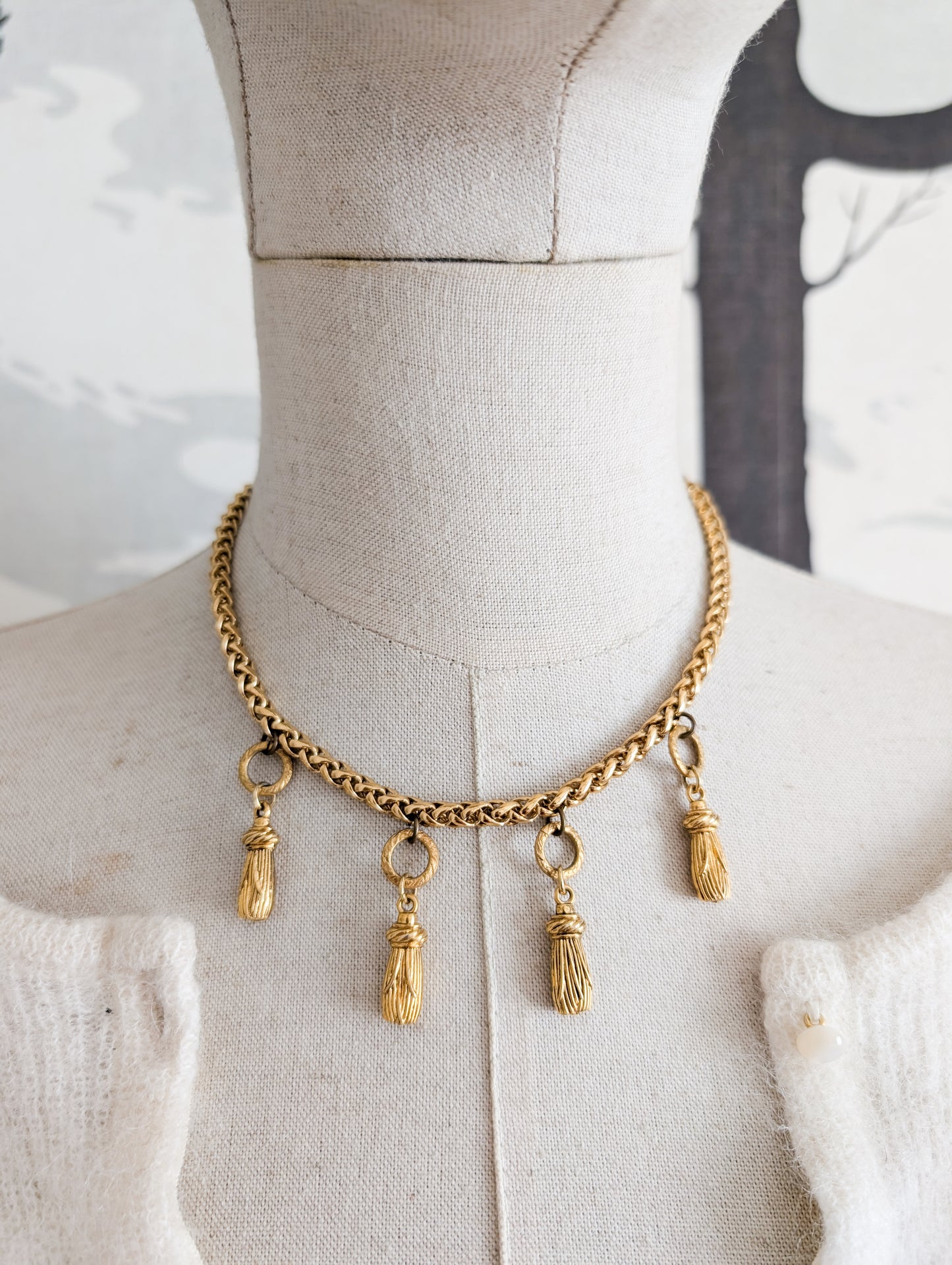 Collier pompons Agatha