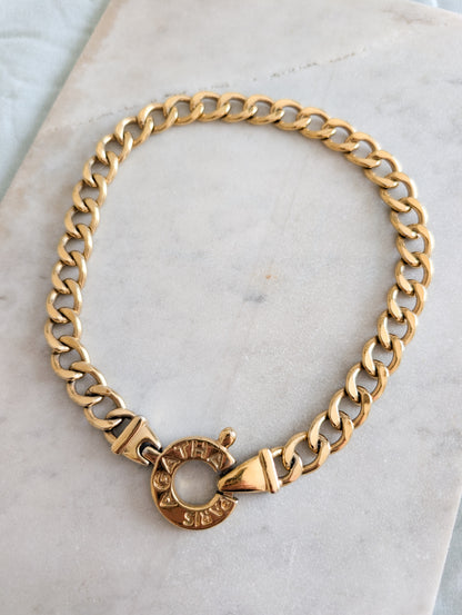 Collier gourmette Agatha