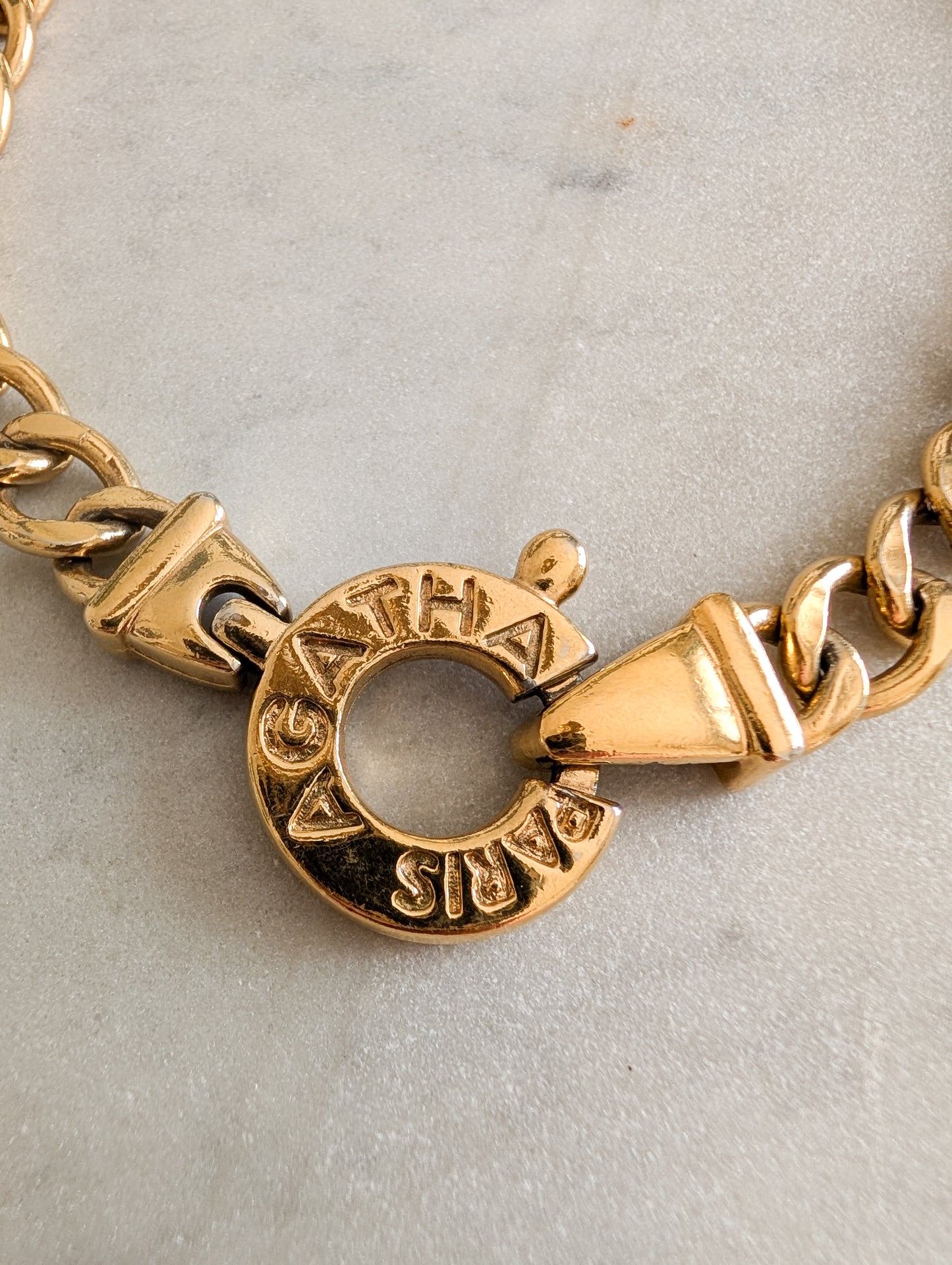 Collier gourmette Agatha