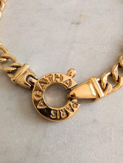 Collier gourmette Agatha